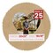 Beige Suede Mat Board for 22x22 Frames - Heart Opening for 18x18 Photos